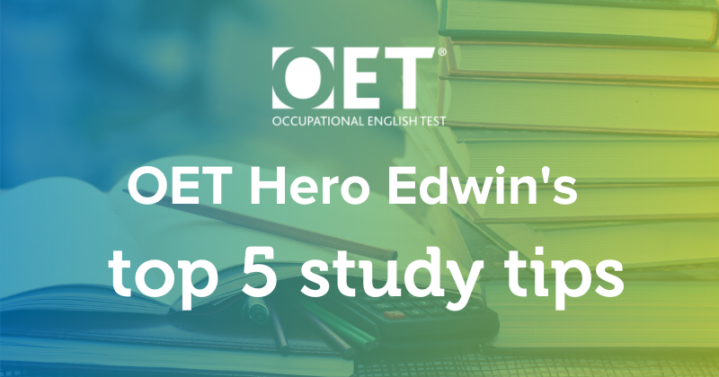 Top five OET study tips
